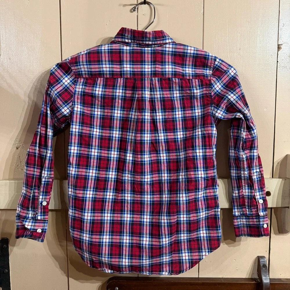 Ralph Lauren Red and Blue Plaid Shirt